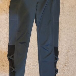 POP Fit Black and Gray Leggings